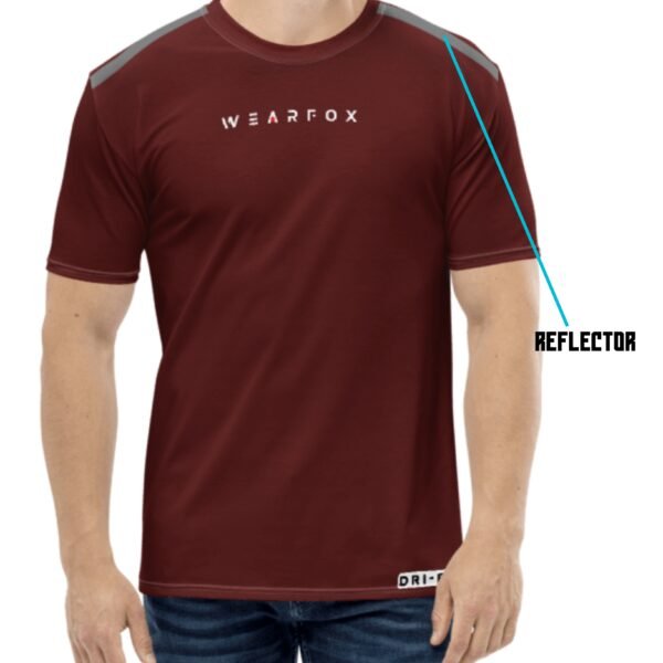 WF RICH MAROON BLUE DRI-FIT WITH REFLECTOR