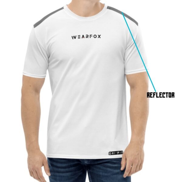 WF WHITE DRI-FIT WITH REFLECTOR